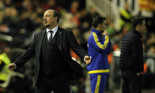 Benitez chỉ đạo trận cuối trong cương vị HLV Real. Ảnh: AFP.